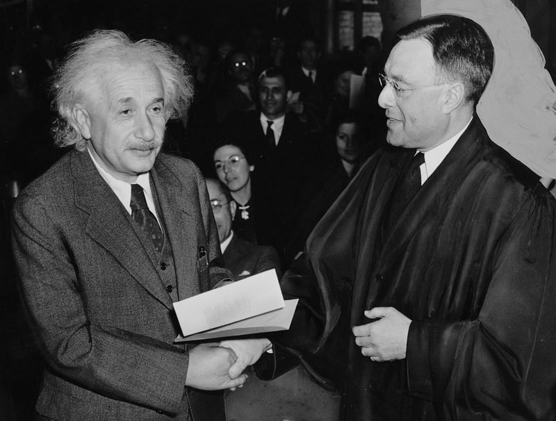 Time Travel Expert Albert Einstein